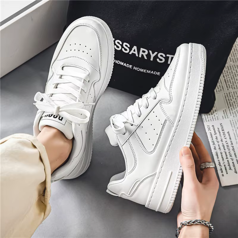 Chaussures pour hommes classique noir blanc baskets mode Tenis chaussures d'entraînement pour hommes jeunesse étudiant sport chaussure de course nouvelles chaussures décontractées