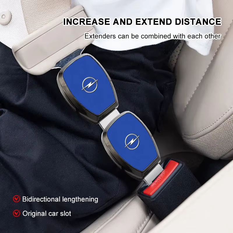 Accessoires de convertisseur de prise d'extension de ceinture de sécurité d'insigne de voiture pour Opel Astra j Insignia Astra g Corsa Zafira b Mokka Vivaro Meriva