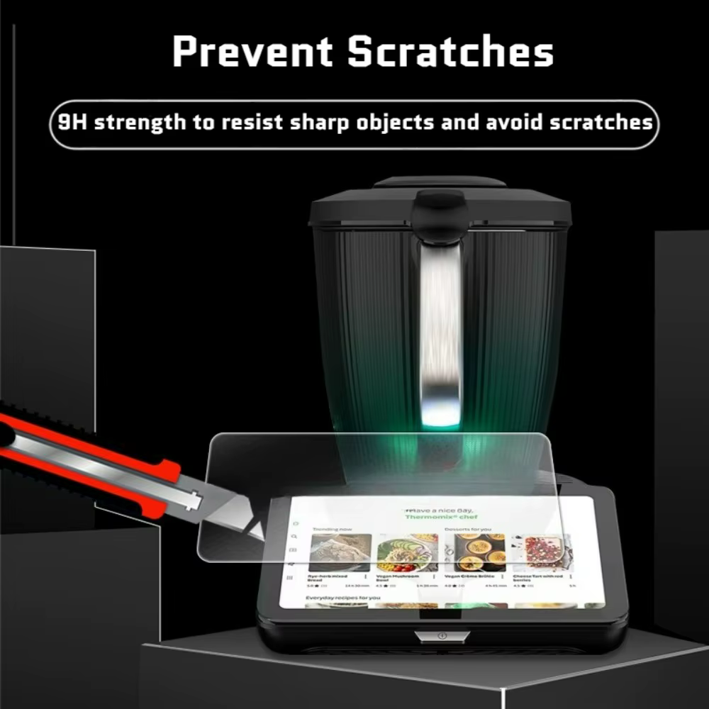 Protecteur d'écran TM7, Compatible avec Thermomix TM7, verre trempé, mélangeur, accessoires de cuisine, film de protection