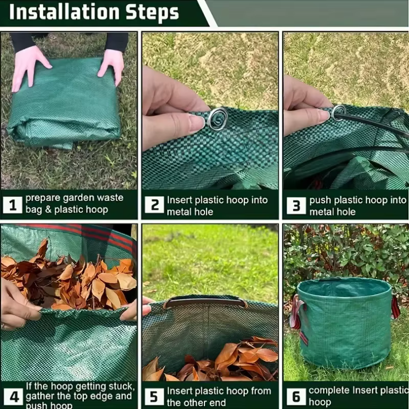 Sac poubelle de jardin en PP