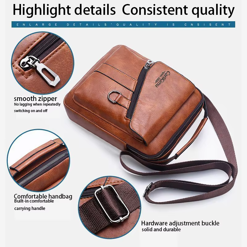 Sac à bandoulière de sport classique multi-poches