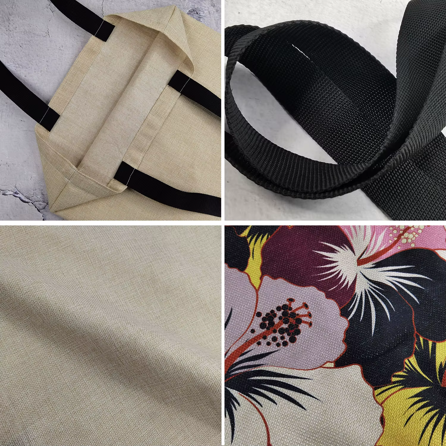 Sac fourre-tout en lin personnalisé pour femme, sac d'extérieur avec logo imprimé, sacs à provisions personnalisés, bricolage, sacs initiés à la main